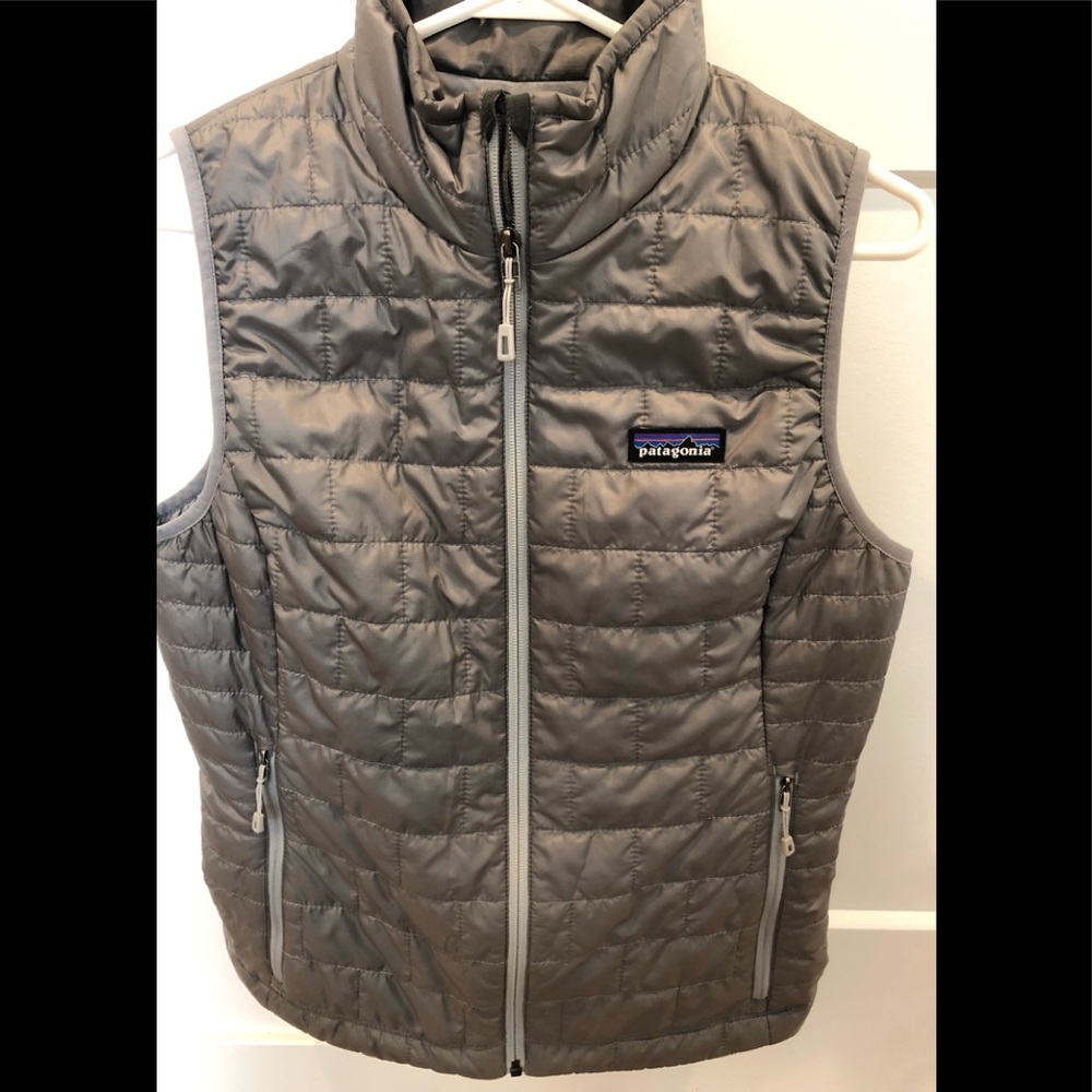 Quilted Patagonia Nano Puff Vest full zip